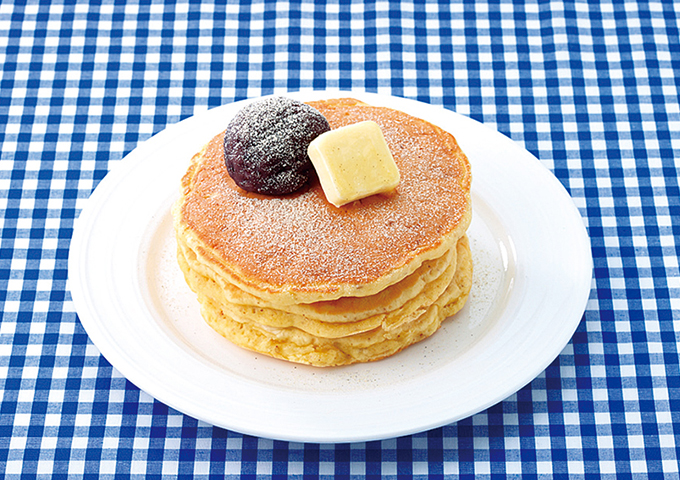 ごはん入りホットケーキ あんこ添え 天使のお菓子レシピ 森永製菓株式会社