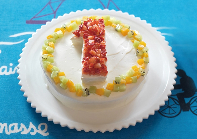 卵なし 1歳バースデーケーキ 天使のお菓子レシピ 森永製菓株式会社