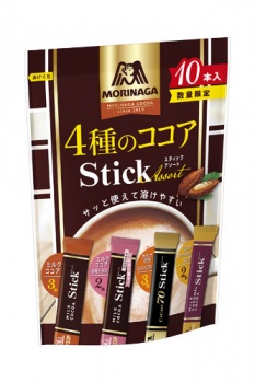 選んでたのしい 飲んでおいしい 4種のココアのおいしさが1袋に詰まった 4種のココアスティックアソート 10月19日 火 より数量限定で新発売 21年 ニュースリリース 森永製菓