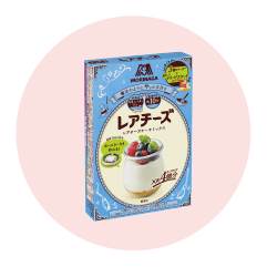 レアチーズケーキの材料