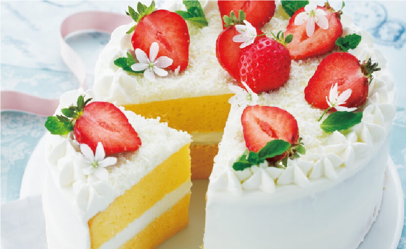 焼きたてスポンジケーキの作り方