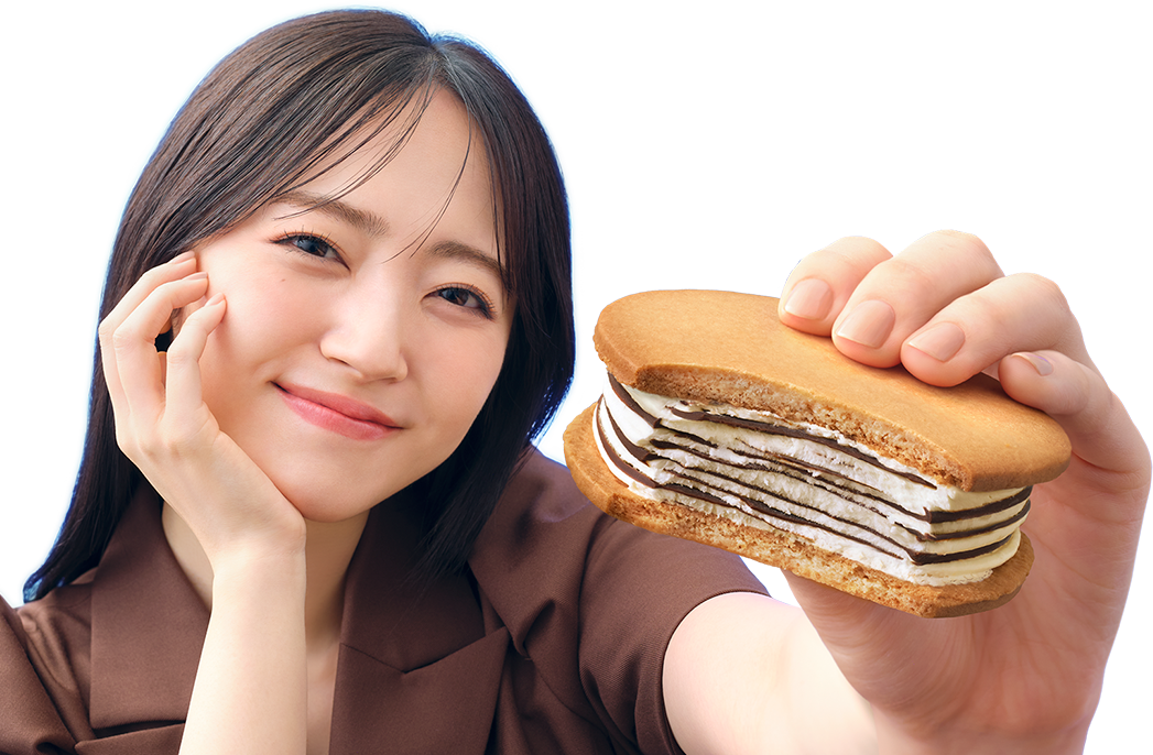 しっとりリッチなビスケットサンド
